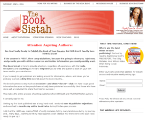 sophroniascott.com: Book Writing and Book Publishing Advice from The Book Sistah | Sophfronia Scott
Resources for fiction writers on how to write and publish a book from author and speaker Sophfronia Scott