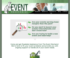 theeventmechanic.com: The Event Mechanic
Shows businesses how to fix and organize their events for maximum success and profitability.