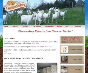 cheezsorce.com: Cheese Consultant, Learn to Make Cheese, Artisan Cheese Maker, Cheese Making Equipment, Cheese Making Workshops, Cheese Making Expert
Cheez Sorce guides our customers through the plant design process, selection of cheese making equipment and manufacturing procedures.