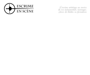 escrime-theatrale.com: Escrime en Scène - L'escrime artistique au service de vos événementiels, tournages, pièces de théâtre ou formations
Groupe d'escrime artistique proposant des scènes et duels pour vos événementiels. Nous gérons aussi la coordination cascade et le réglage de vos combats, ainsi que des cours et des stages d'escrime de spectacle.