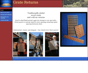 gratereturns.com: Grate Returns
traditionally styled wood vents and cold air returns
