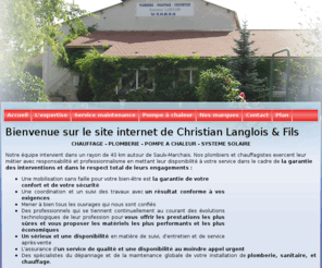 langlois-ac2l.fr: Christian Langlois & Fils, Chauffage - 78 - Plaisir - Versailles - Yvelines: energie renouvelable, energie solaire, panneaux solaires
Chauffage, energie renouvelable, 78, Plaisir: energie solaire, panneaux solaires, Versailles, Yvelines