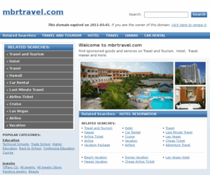 mbrtravel.com: http://mbrtravel.com/
Travel deals, book your travel with Tom Nolette of MBR Travel