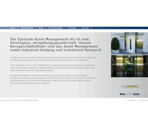 systrade.com: Systrade Asset Management AG
Systrade Asset Management AG