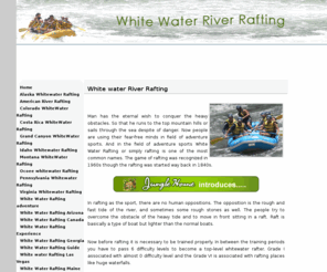 white-water-river-rafting.net: White Water River Rafting | Water Rafting Sport
White water river rafting is a popular water rafting sport in which one has to overcome the obstruction of the profound tide and rough stones sitting in a raft.