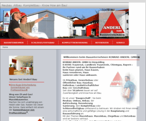 anderl.de: Konrad Anderl GmbH Bauunternehmen
Bauen mit der Konrad Anderl GmbH