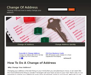 changeofaddressinfo.com: Change Of Address
Find out how to easily handle your Change of Address. Change Address