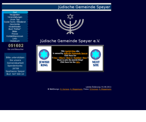jgs-online.de: Jüdische Gemeinde Speyer - Start
WebSite der Jüdischen Gemeinde Speyer e.V.