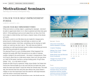 motivational-seminar.com: Motivational Seminars — Self-Help and Personal Development blog
Self-Help and Personal Development blog