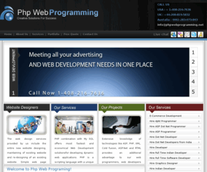 phpwebprogramming.net: PHP Web Programming, PHP Website Programmer, PHP Web Development India
PHP Website Development Company, Web Development Services, PHP MySql Programmer, PHP Website Programming, Web Application Programming, PHP Web Application Development, Website Development, PHP Programmers India