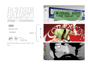 ronniesalvato.com: Ronnie Salvato
The online portfolio of Ronnie Salvato.