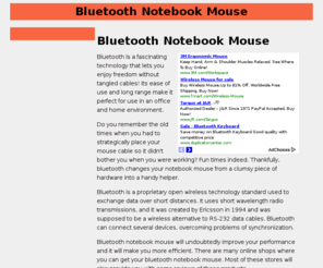 bluetoothnotebookmouse.com: Bluetooth Notebook Mouse - Bluetooth Notebook Mouse
Bluetooth Notebook Mouse