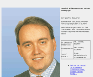 christoph-butterweck.de: Dr. Christoph Butterweck - Herzlich Willkommen!
