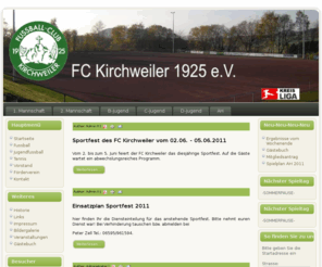 fc-kirchweiler.de: Herzlich Willkommen beim FC Kirchweiler 1925 e.V.
FC Kirchweiler 1925