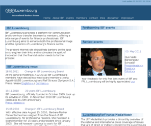 ibf.lu: Home
international bankers forum luxembourg