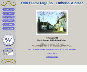 loge86.dk: Velkommen til Odd Fellow loge 86 - Christian Winther
Hjemmeside for Odd fellow broderloge 86 i.o.o.f. - Christian Winther. Her finder du oplysninger om logen, vores mødekalender, links til andre loger, adresser og telfonnummere m.m.