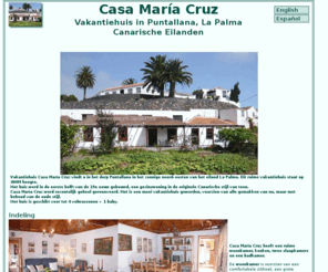 mariacruz-lapalma.com: Casa María Cruz, Vakantiehuis in Puntallana, La Palma, Canarische Eilanden
Casa María Cruz, vakantiehuis op La Palma, Canarische Eilanden. Vakantie in Puntallana