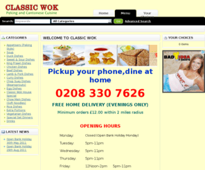 classicwok.co.uk: Classic Wok
Classic Wok,Peking,Cantonese,Cuisine