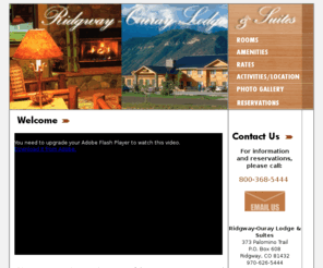 ridgwayouraylodgeandsuites.com: Ridgway-Ouray Lodge & Suites
Ridgway-Ouray Lodge & Suites is one of Ouray County's newest and most popular Inns offering four seasons of activities for lodge guests.