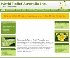 worldrelief.org.au: World Relief Australia
Australians providing emergency relief and community development initiatives to people in developing countries