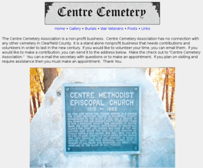 centrecemetery.com: Centre Cementery
