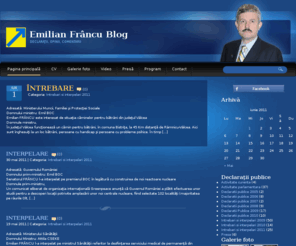 francuemilian.ro: Emilian Frâncu Blog
Declaraţii, opinii, comentarii