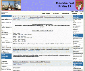 repy.cz: Praha 17
stránky městské části Praha 17