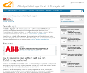 c2management.se: Ständiga förbättringar - C2 Management
System C2 är ett IT-stöd för hantering av förslag och idéer, revisionsavvikelser, leverantörsavvikelser, reklamationer och incidenter i arbetet med ständiga förbättringar. C2 Managements vision är att hjälpa svenska organisationer att bli bäst i världen på att ta tillvara 
medarbetarnas kreativitet.