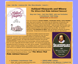 winenet.com: Ashland Vineyards & Winery
