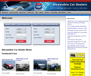 alexandriadealers.org: Alexandria Virginia Dealers | Cars For Sale Alexandria Virginia
Alexandria car dealer directory. Request bottom line, no-hassle car and truck prices from a Alexandria Virginia car dealer.