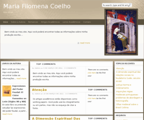 mariafilomenacoelho.com: Maria Filomena Coelho
Maria Filomena Coelho – Site oficial