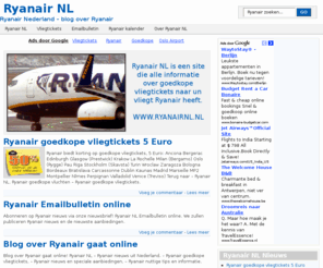 ryanairnl.nl: Ryanair NL
Ryanair NL - Blog over Ryanair Nederland. Ryanair nieuws en goedkope vliegtickets.