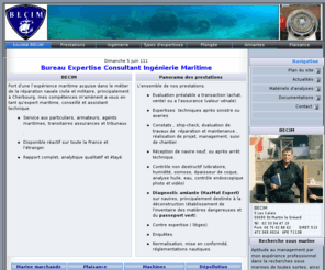 becim-expertmaritime.com: becimexp
Societe BECIM Bureau Expertise Consultant Ingénierie Maritime