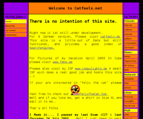 catfeelx.net: Welcome To catfeelx.net
Homepage of Felix Kessels