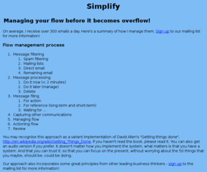 im-simplified.com.au: Simplify - simple solutions to information overload
Simplify Information Management - simple solutions to information overload