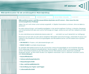 microwavescanner.com: Microwave-Vision
Mikrowellenscanner für die zerstörungsfreie Materialprüfung