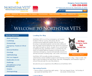 vsds.net: NorthStar VETS is a NJ 24 Hour Emergency Veterinary Hospital
NorthStar VETS is a NJ 24 hour emergency veterinary hospital offering specialty, referral and surgery services for dogs, cats, exotics, pets  and animals.