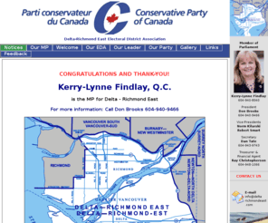 deltarichmondeast.com: Conservative Party of Canada, Delta-Richmond East Electoral District Association
Conservative Party of Canada, Delta-Richmond East Electoral District Association