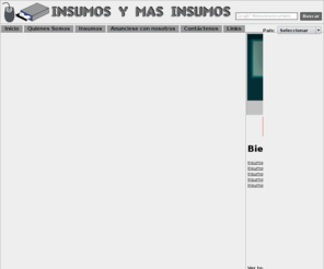 insumosymasinsumos.com: Insumos y Mas Insumos - Encuentra aca Insumos
Sitio Web sobre Insumos en Estados Unidos y Latinoamerica
