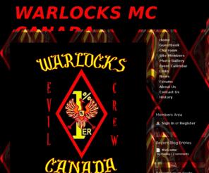 mc warlocks alberta canada site