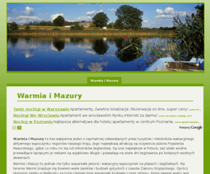warmia-mazury24.info: Warmia i Mazury
Warmia i Mazury to jeden z najważniejszych polskich regionów turystycznych