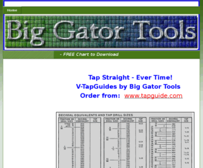 drill-chart.com: Home - Drill and Tap Chart
Drill and Tap Chart