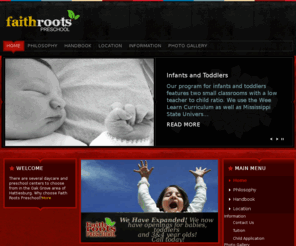 faith-roots.com: Hattiesburg Daycare Preschool - Faith Roots Preschool
Among Hattiesburg daycare and preschool centers, Faith Roots Preschool is the high quality choice.