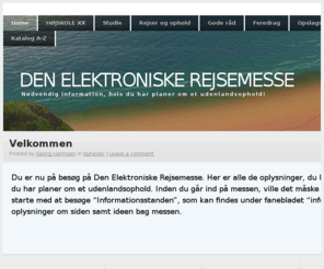 rejsemessen.dk: Den Elektroniske Rejsemesse
