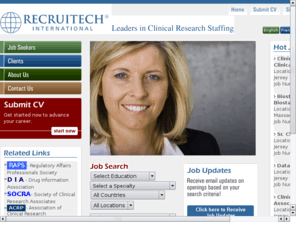 researchcareer.net: Recruitech International is the world leader in Clinical Staffing
Recruitech International is the world leader in Clinical Staffing