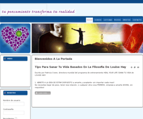 tupensamientotransforma.com: Bienvenidos a la portada
Joomla! - el motor de portales dinámicos y sistema de administración de contenidos
