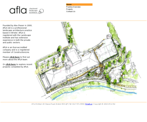 afla.co.uk: Alex Fraser - chartered landscape architect
AFLA is a Bristol-based landscape design practice specialising in innovative, environmentally sensitive and sustainable designs in both the private and public sector.