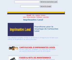 imprimanteslaval.com: Imprimantes Laval
Une collection complète d'outils et de fourniture d'imagerie pour le faire vous-même, le récupérateur de cartouches laser, 