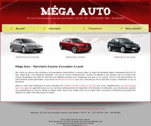 megaautolaval.com: Méga Auto | Marchand d'autos d'occasion à Laval - Usagé
