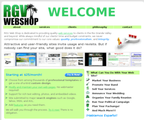 myrgvhelpdesk.com: Web Site Design for McAllen and the Rio Grande Valley | RGV Web Shop
Web design and development for the Rio Grande Valley and beyond.